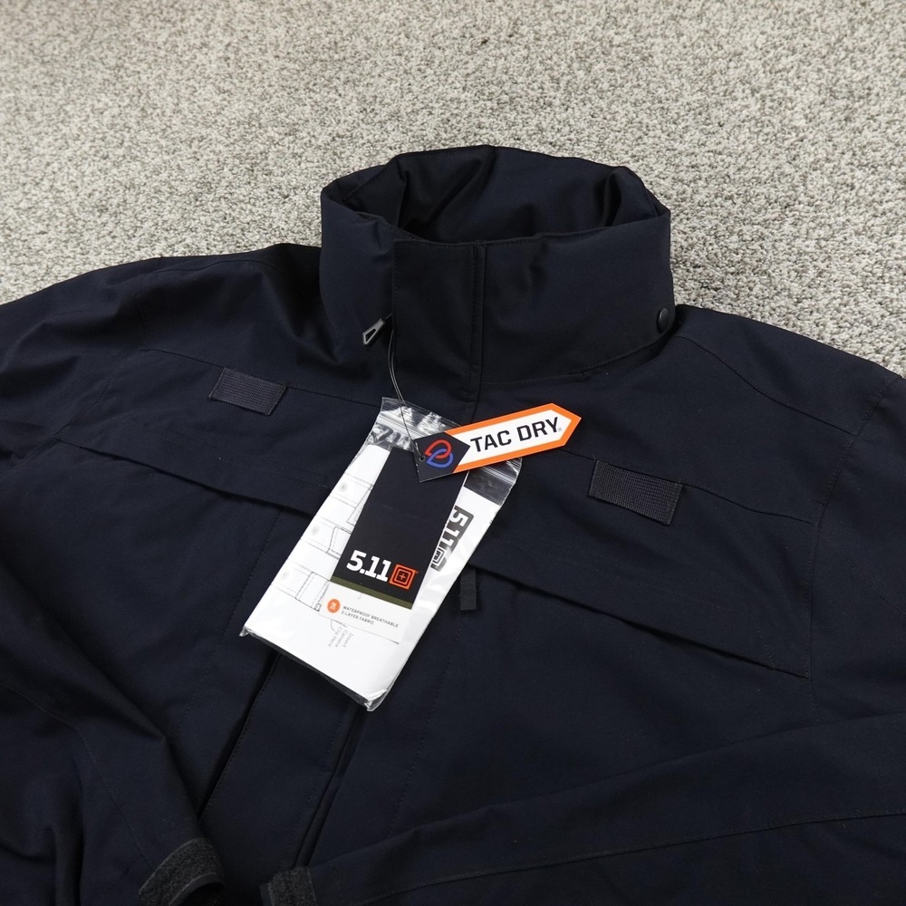 NEW 5.11 Tactical Jacket Mens XLT Blue 3 In 1 Parka 2.0 Waterproof Coat Shell